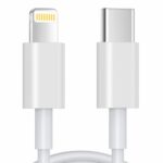 FONENG, XS02 1.2M Braided Cable (PD27W) USB-C to Lightning - White